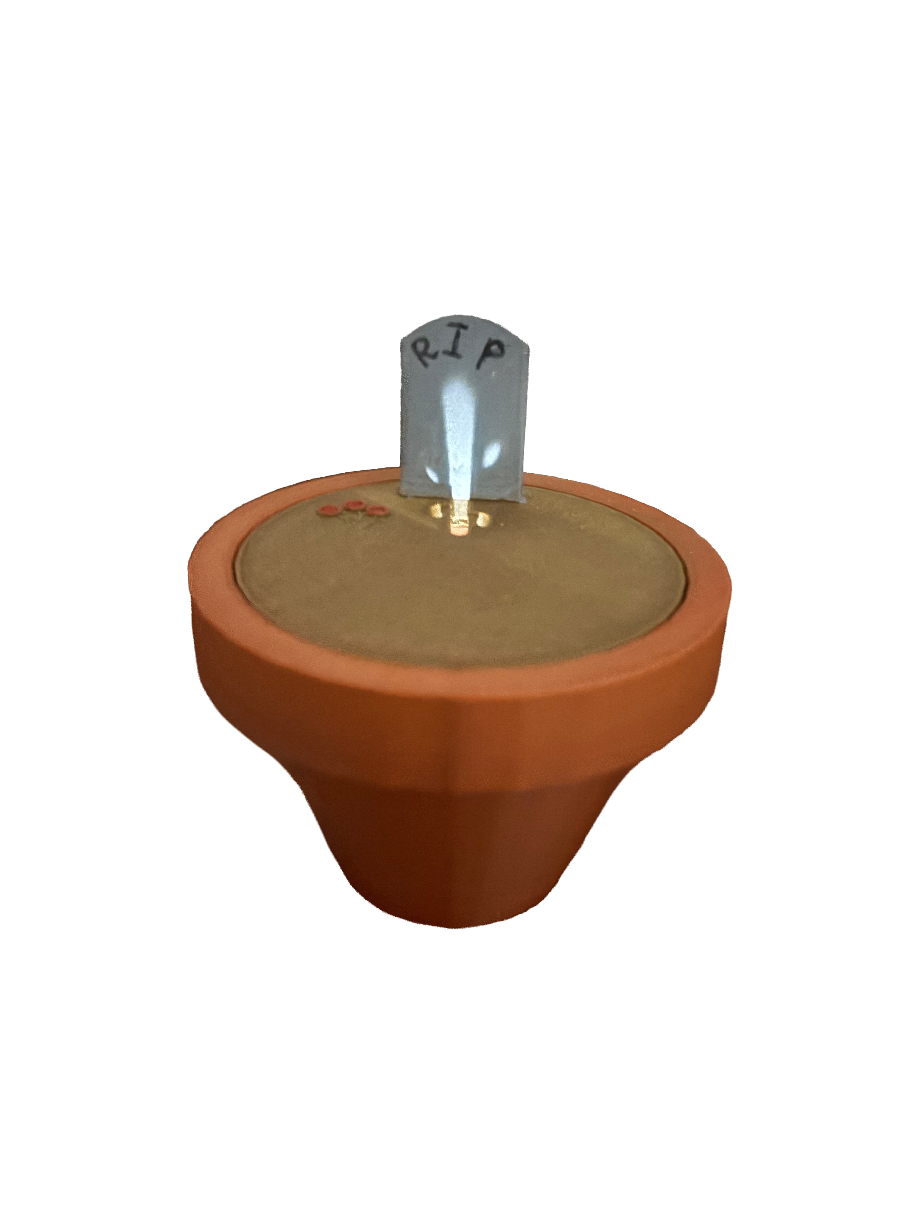 Gravestone Plant Pot